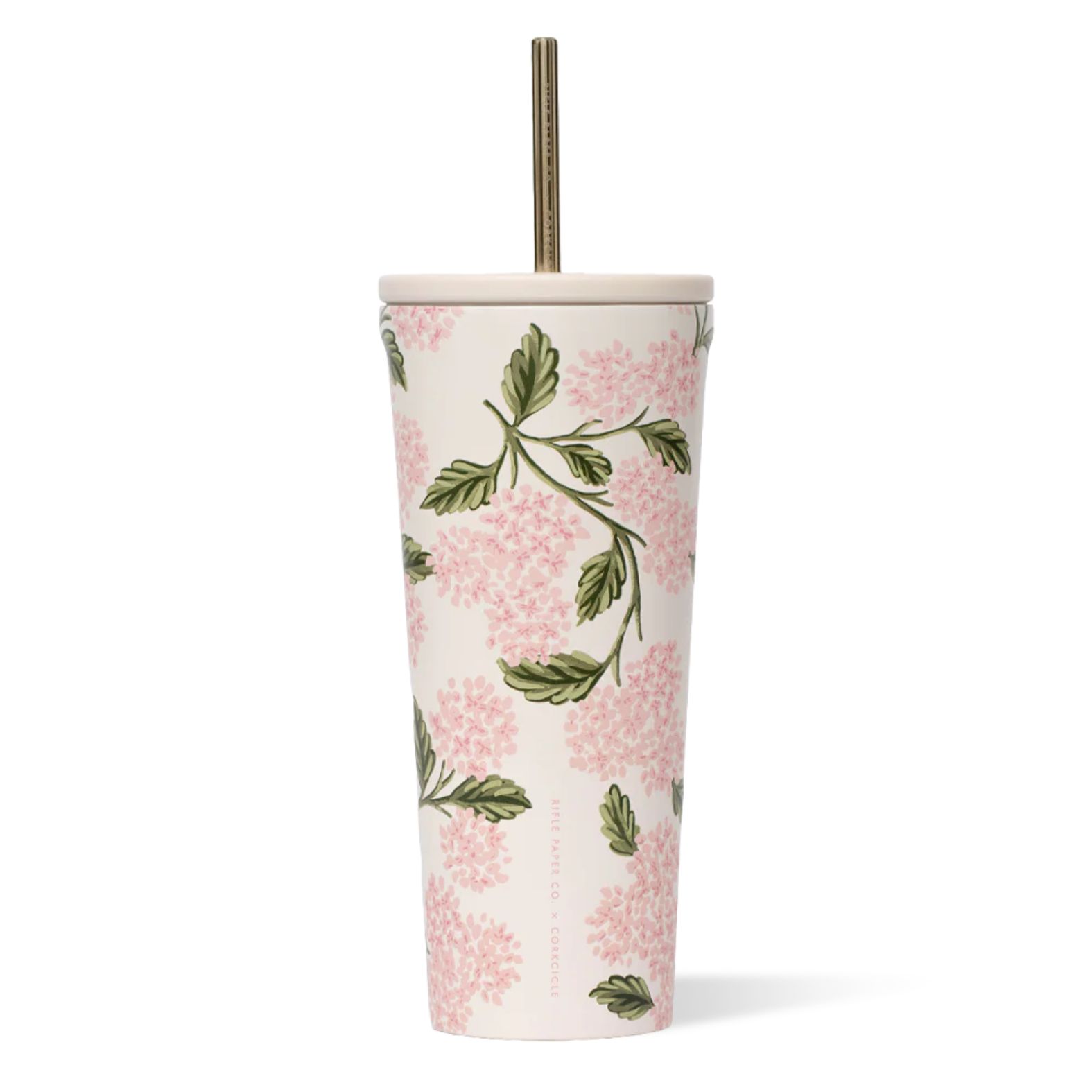 Corkcicle x Rifle Paper Co. Pink Hydrangea Cold Cup | Build A Luxury Custom Gift Box for Women with Luxe & Bloom
