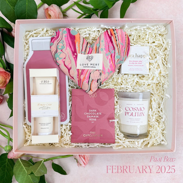 Self Care Luxury Subscription Box for Women from Luxe & Bloom | February 2025