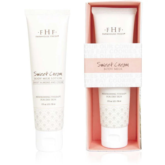 Farmhouse Fresh Sweet Cream Body Milk Lotion | Build A Luxury Custom Gift Box for Women with Luxe & Bloom