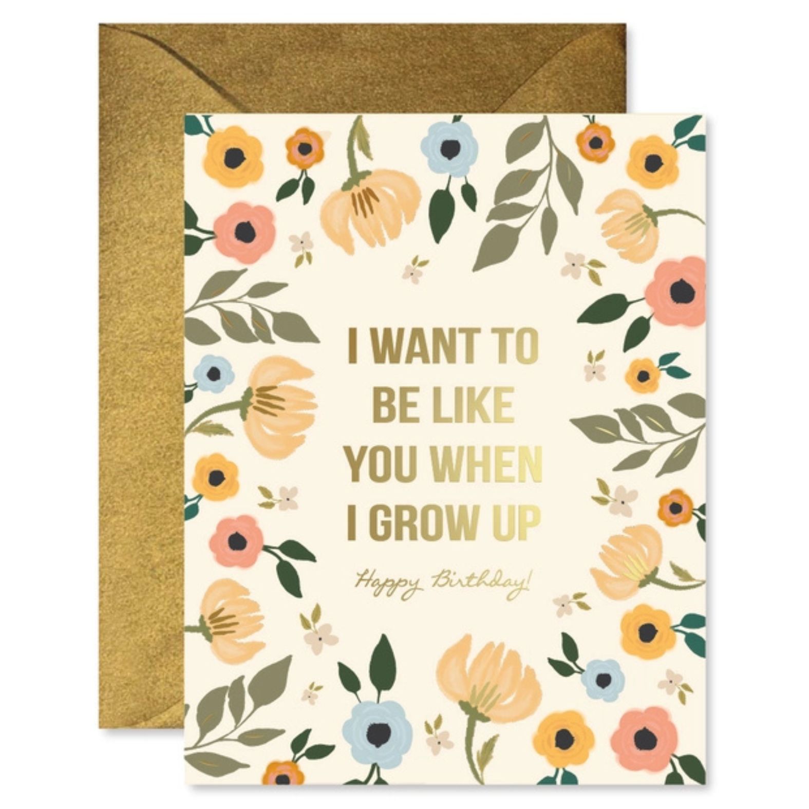 Ginger P. Designs I Want To Be Like You When I Grow Up Birthday Card | Build A Luxury Custom Gift Box for Women from Luxe & Bloom