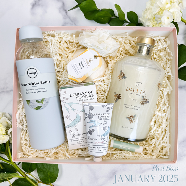 Self Care Luxury Subscription Box for Women from Luxe & Bloom | January 2025