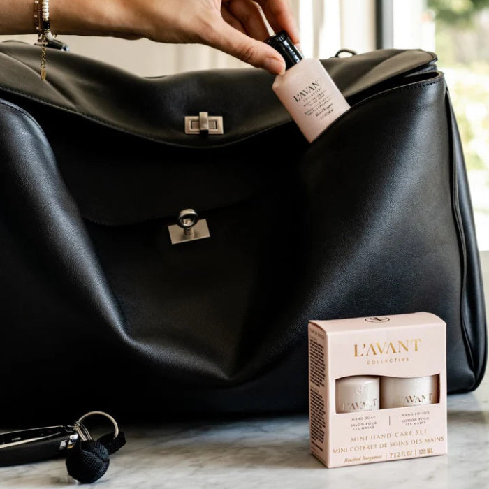L'AVANT Collective Blushed Bergamot Mini Handcare Set | Build A Luxury Custom Gift Box for Women with Luxe & Bloom