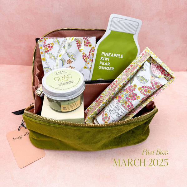 March 2025 Luxury Self Care Subscription Box for Women from Luxe & Bloom