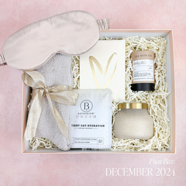 Self Care Luxury Subscription Box for Women from Luxe & Bloom | December 2024