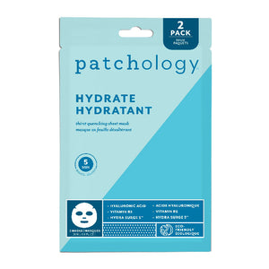 Patchology Hydrate Sheet Mask 2 Pack | Build A Luxury Custom Gift Box for Women with Luxe & Bloom