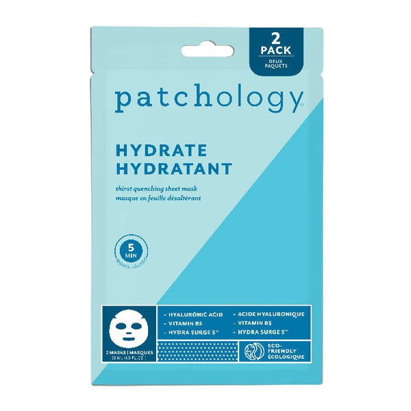 Patchology Hydrate Sheet Mask 2 Pack | Build A Luxury Custom Gift Box for Women with Luxe & Bloom