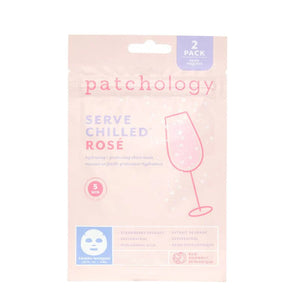 Patchology Serve Chilled™ Rosé Sheet Mask 2 Pack | Build A Luxury Custom Gift Box for Women with Luxe & Bloom