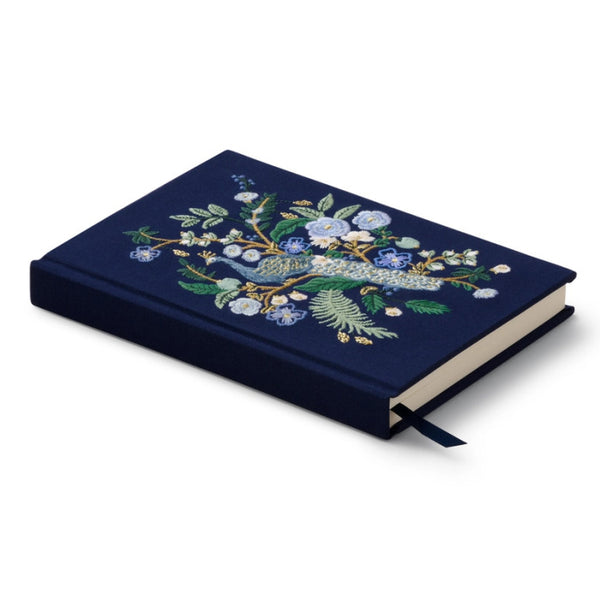 Rifle Paper Co. Peacock Embroidered Journal | Build A Luxury Custom Gift Box for Women with Luxe & Bloom