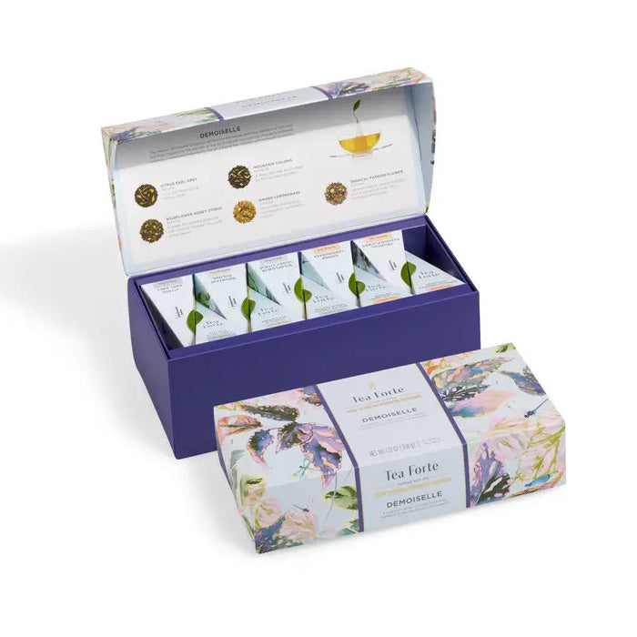 Tea Forte Demoiselle Petite Presentation Box | Build A Luxury Custom Gift Box for Women with Luxe & Bloom