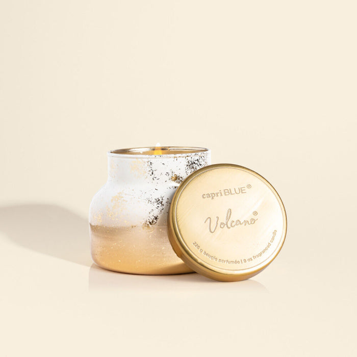 Capri Blue Glimmer Volcano Petite Candle | Build A Luxury Custom Christmas Gift Box with Luxe & Bloom