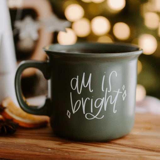 Chalkfuloflove All Is Calm All Is Bright Mug | Build A Luxury Custom Gift Box for Women with Luxe & Bloom