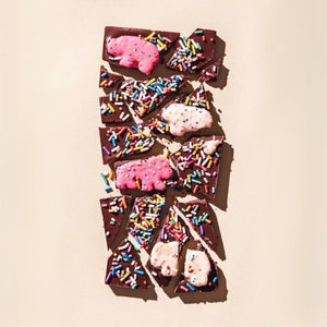 Compartés Pink Elephants Chocolate Bar Unwrapped | Build A Luxury Custom Gift Box for Women with Luxe & Bloom