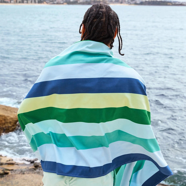 Dock & Bay Cool Lagoon Quick Dry Beach Towel | Build A Luxury Custom Gift Box for Women with Luxe & Bloom