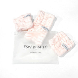 ESW Beauty Pink Skincare Headband & Wrist Bands | Build A Luxury Custom Gift Box for Women with Luxe & Bloom