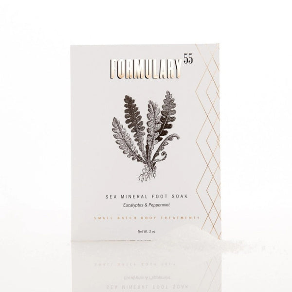 Formulary 55 Sea Mineral Foot Soak with Eucalyptus & Peppermint | Build A Luxury Custom Gift Box for Women with Luxe & Bloom