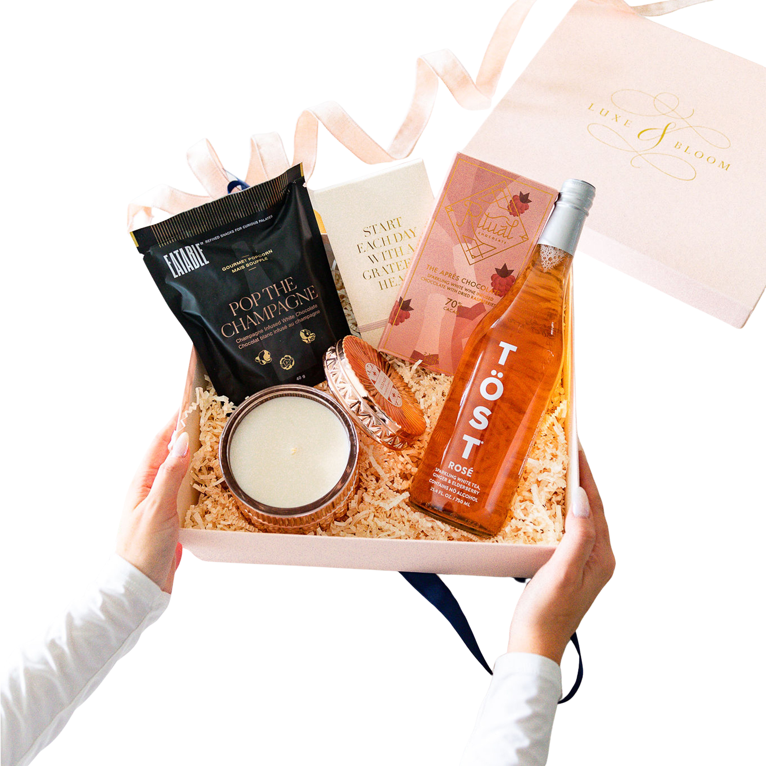 Let's Toast Luxury Curated Gift Box for Women from Luxe & Bloom