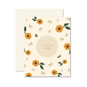 Ginger P. Designs Sending Hugs Greeting Card | Luxury Curated & Custom Gift Boxes for Women from Luxe & Bloom