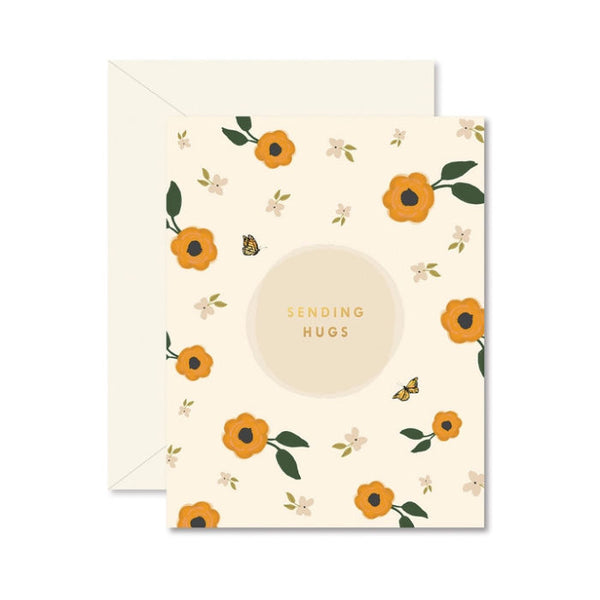 Ginger P. Designs Sending Hugs Greeting Card | Luxury Curated & Custom Gift Boxes for Women from Luxe & Bloom