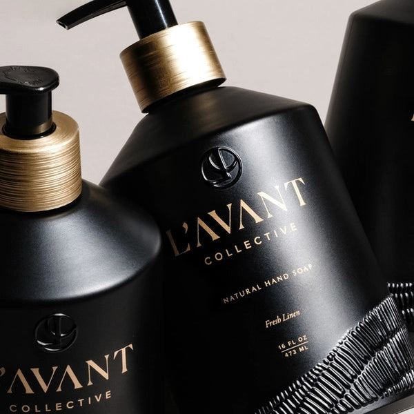 L'AVANT Collective Fresh Linen Hand Soap | Build A Luxury Custom Gift Box for Women with Luxe & Bloom