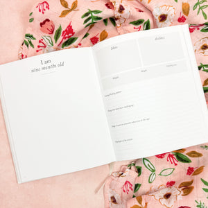 Little Dreamer Baby Girl Gift Box | Baby's First Year Memory Book | Luxe & Bloom Luxury Curated Gift Boxes For Women