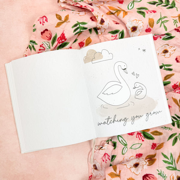 Little Dreamer Baby Girl Gift Box | Baby's First Year Memory Book | Luxe & Bloom Luxury Curated Gift Boxes For Women