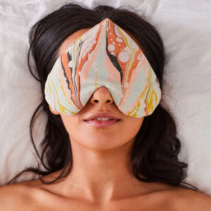 Love Mert Marbled Heart Eye Pillow