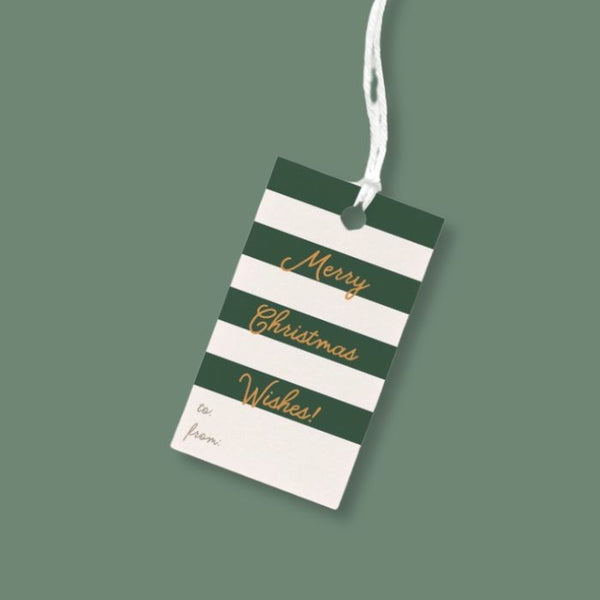 Onderkast Merry Christmas Wishes Gift Tag | Luxury Curated & Custom Christmas Gift Boxes for Women from Luxe & Bloom