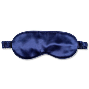 Navy 100% Mulberry Silk Sleep Mask | Build A Luxury Custom Gift Box for Women with Luxe & Bloom