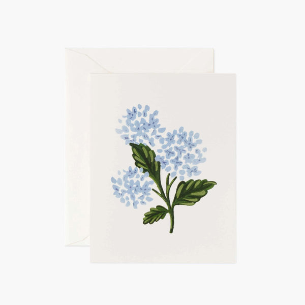 Rifle Paper Co. Hydrangea Card | Luxury Curated Gift Boxes for Women from Luxe & Bloom