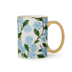 Rifle Paper Co. Hydrangea Porcelain Mug | Build A Luxury Custom Gift Box for Women with Luxe & Bloom