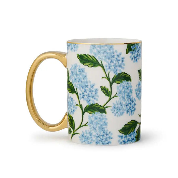 Rifle Paper Co. Hydrangea Porcelain Mug | Build A Luxury Custom Gift Box for Women with Luxe & Bloom