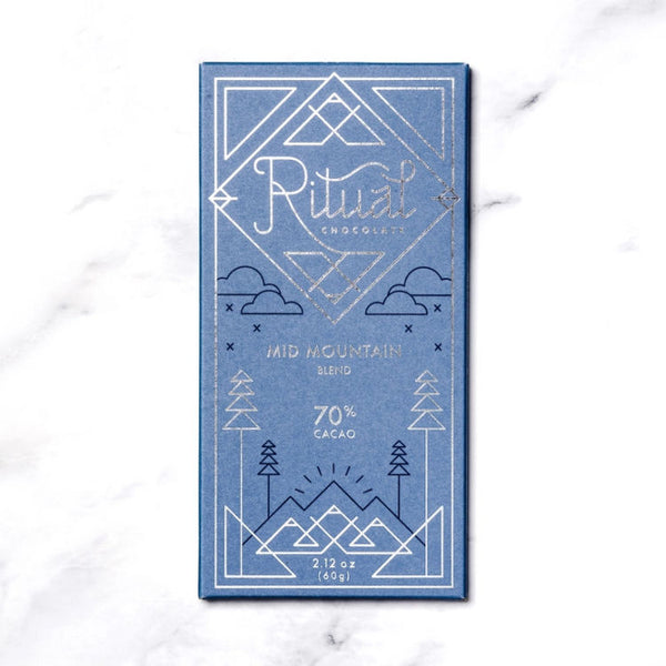 Ritual Chocolate Mid Mountain Blend Chocolate Bar | Build A Luxury Custom Gift Box for Women with Luxe & Bloom