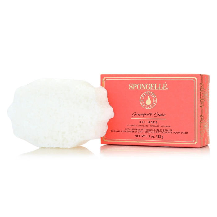 Spongellé Grapefruit Cassis Pedi Buffer | Build A Luxury Custom Gift Box for Women with Luxe & Bloom