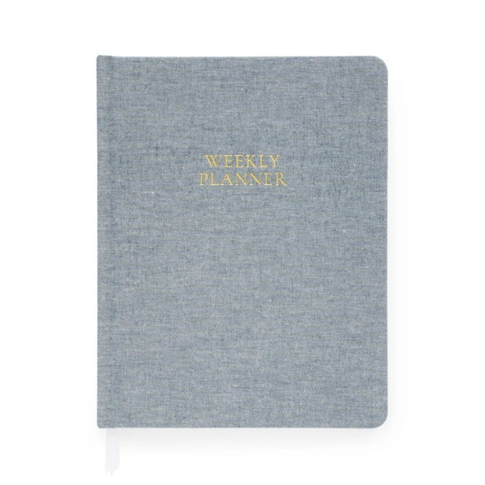 Sugar Paper Chambray Undated Weekly Planner | Build A Luxury Custom Gift Box For Women with Luxe & Bloom