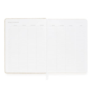 Sugar Paper Chambray Undated Weekly Planner | Build A Luxury Custom Gift Box For Women with Luxe & Bloom