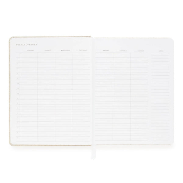 Sugar Paper Chambray Undated Weekly Planner | Build A Luxury Custom Gift Box For Women with Luxe & Bloom