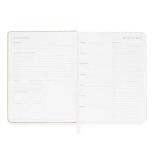 Sugar Paper Chambray Undated Weekly Planner | Build A Luxury Custom Gift Box For Women with Luxe & Bloom