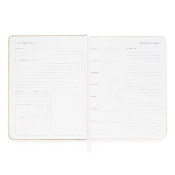 Sugar Paper Chambray Undated Weekly Planner | Build A Luxury Custom Gift Box For Women with Luxe & Bloom