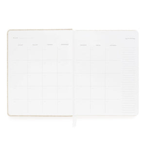 Sugar Paper Chambray Undated Weekly Planner Monthly View | Build A Luxury Custom Gift Box For Women with Luxe & Bloom