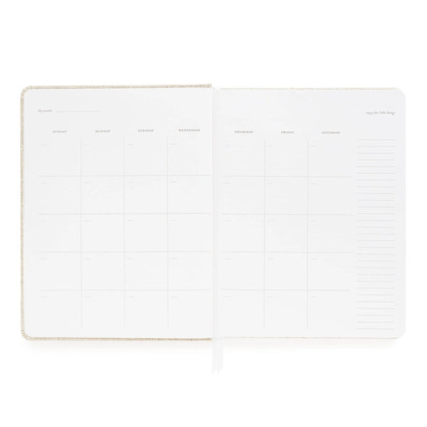 Sugar Paper Chambray Undated Weekly Planner Monthly View | Build A Luxury Custom Gift Box For Women with Luxe & Bloom