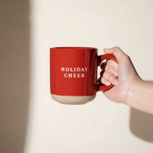 Sweet Water Decor Holiday Cheer Stoneware Coffee Mug | Build A Luxury Custom Christmas Gift Box for Women with Luxe & Bloom