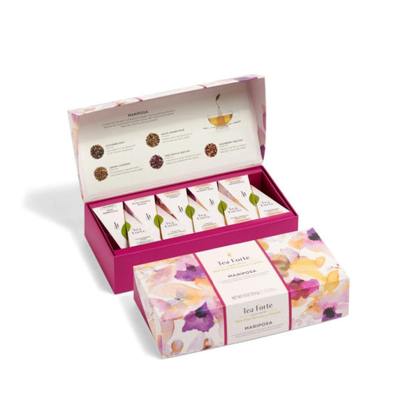 Tea Forte Mariposa Petite Presentation Box | Build A Luxury Custom Gift Box for Women with Luxe & Bloom