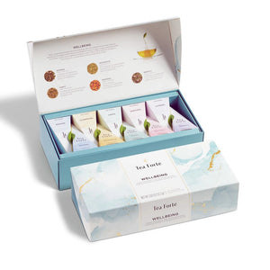 Tea Forte Wellbeing Petite Presentation Box | Build A Luxury Custom Gift Box for Women with Luxe & Bloom