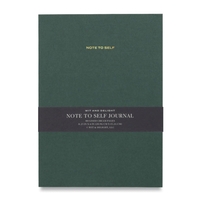 Wit & Delight Green Note To Self Journal | Build A Luxury Custom Gift Box with Luxe & Bloom
