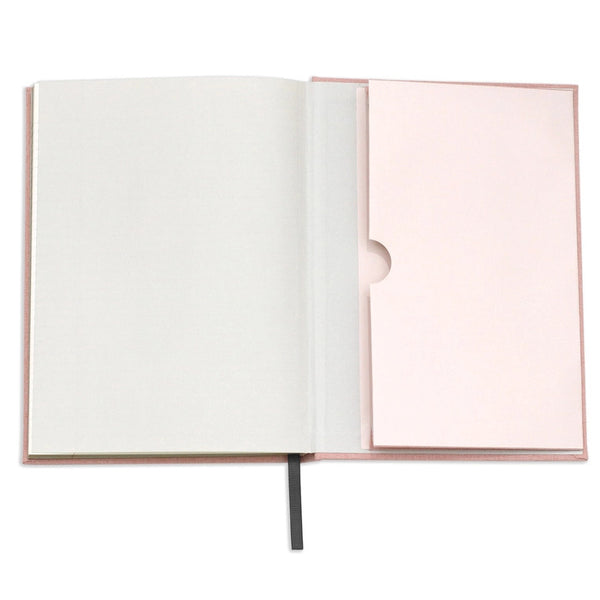 Wit & Delight Pink Linen Note To Self Journal | Build A Luxury Custom Gift Box for Women with Luxe & Bloom