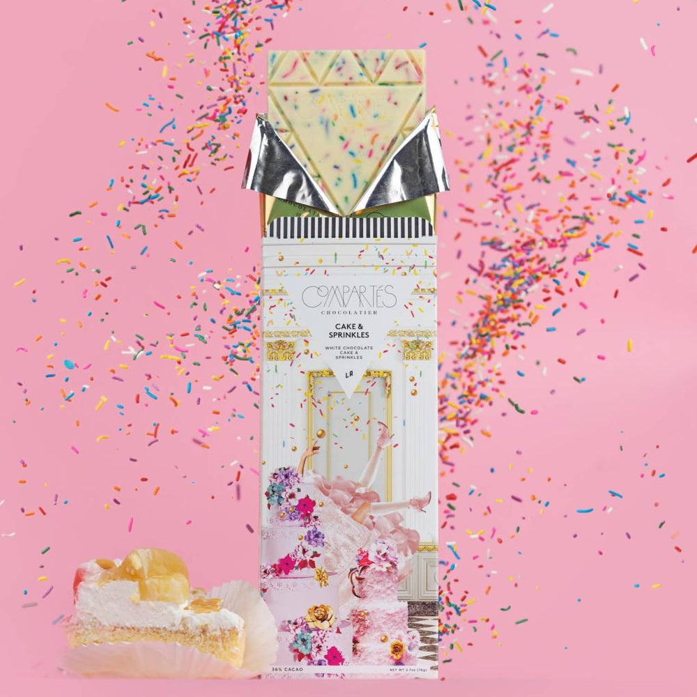 Luxe & Bloom - Compartes Birthday Cake Chocolate Bar