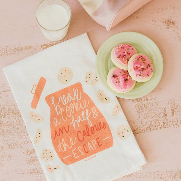 Doe A Deer Break A Cookie in Half Towel - Luxe & Bloom
