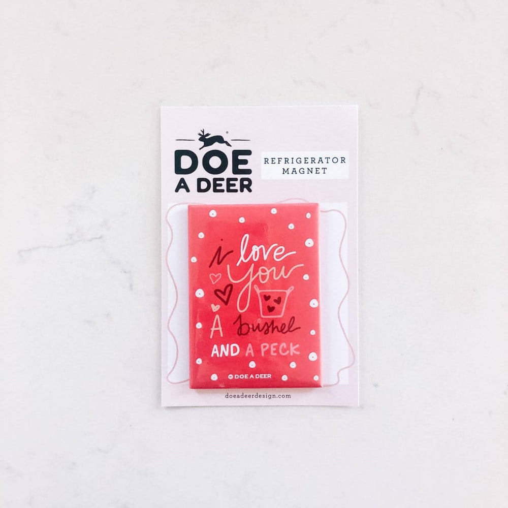 Doe A Deer Bushel & A Peck Magnet - Luxe & Bloom