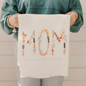 Doe A Deer Mom Flour Sack Towel - Luxe & Bloom Build Your Own Gift Box