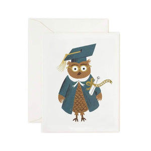Rifle Paper Co. - Owl Congrats Card